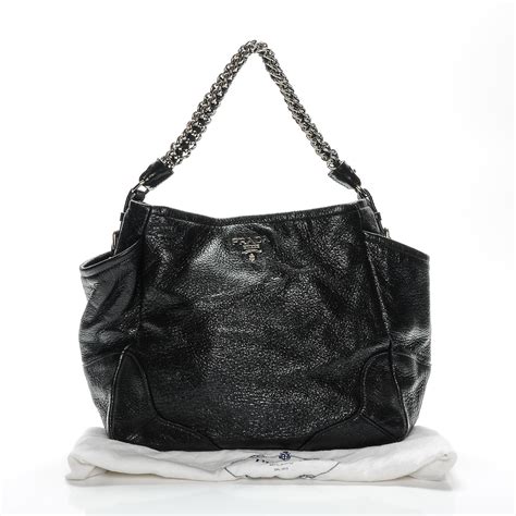 prada cervo lux shoulder bag|PRADA Cervo Lux Chain Shoulder Bag Talco .